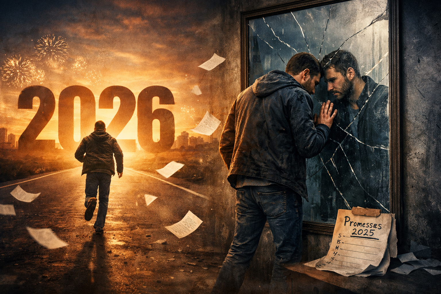 2026 não vai te curar se você continuar apenas com promessas de ano novo